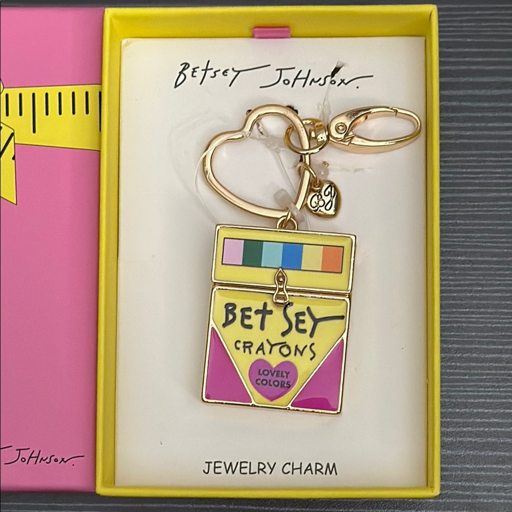 Betsey Johnson Vibrant Crayon Jewelry Charm